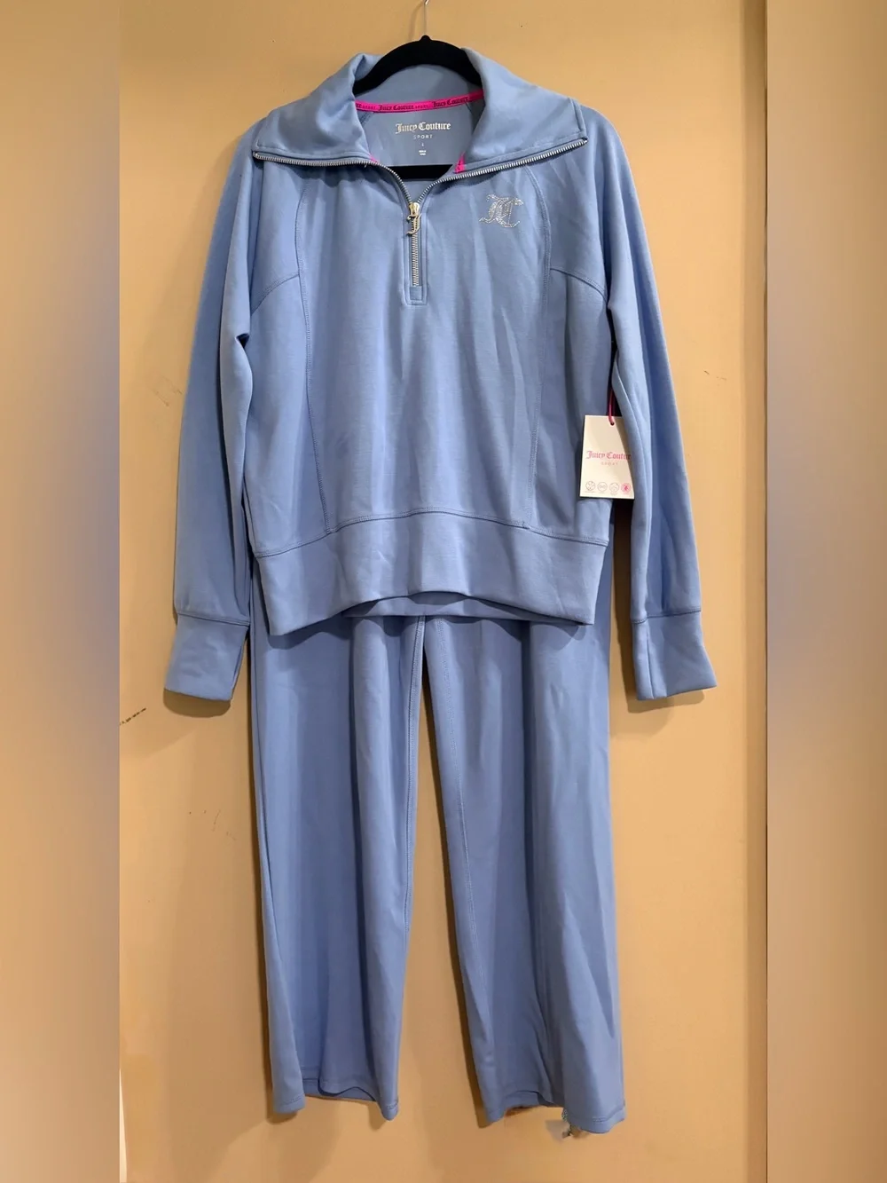 Juicy Couture Sport Light Blue Track Set Large NWT